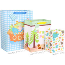 Cute Light Baby Gift Bag Assortment Heavy Duty Paper Gift Bags